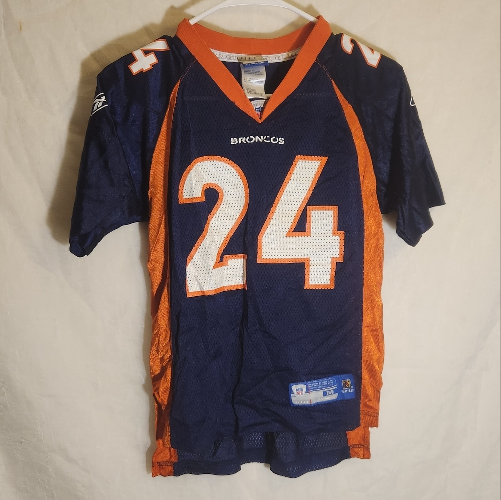2004 Denver Broncos Champ Bailey Jersey Youth M